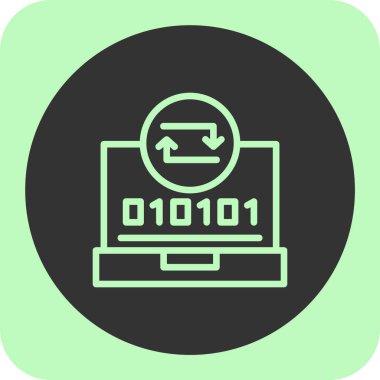 kod kod vektör simgesi