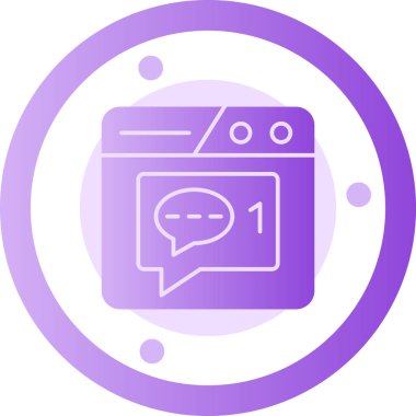 konuşma kabarcığı vektör çizimi