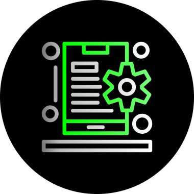 seo modern simgesinin vektör illüstrasyonu