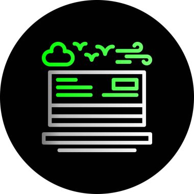 seo modern simgesinin vektör illüstrasyonu