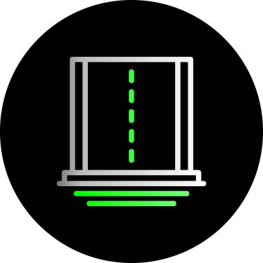 bilgisayar ekranı simgesi, vektör illüstrasyonu