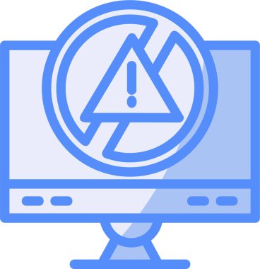 Alarm uyarısı simgesi - dış hat biçiminde