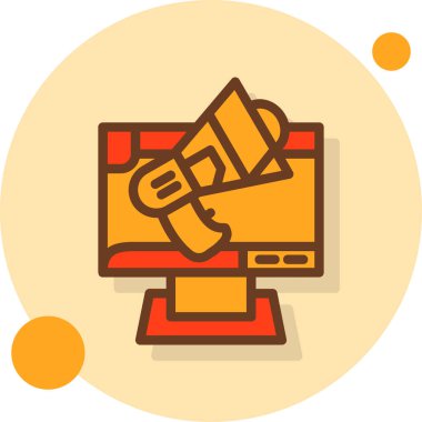 seo modern simgesinin vektör illüstrasyonu