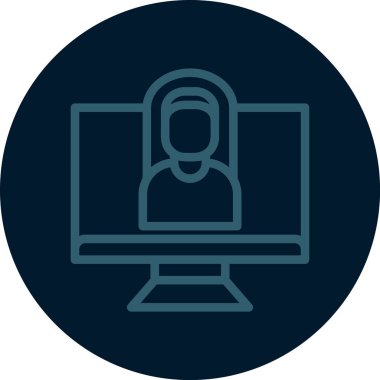 Bilgisayar. Ağ simgesi. dizayn