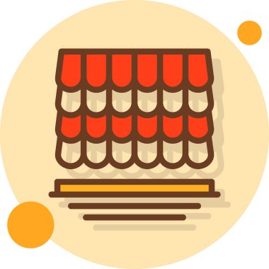 Yemek. Web simgesi basit illüstrasyon