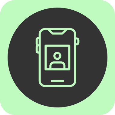 vektör telefon simgesi çizimi