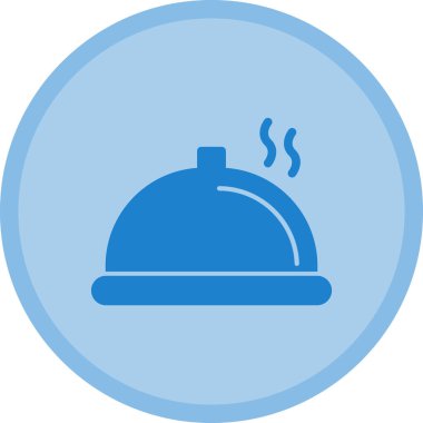 yemek ve yemek vektörü simgesi