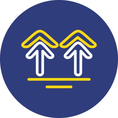 Yol işaretinin vektör illüstrasyonu