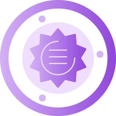 Bir yıldız simgesinin vektör illüstrasyonu