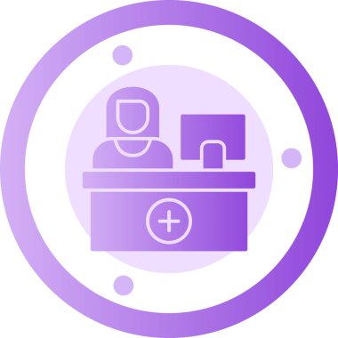 Bir insan simgesinin vektör illüstrasyonu