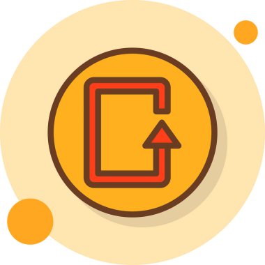 Moda tarzı izole edilmiş ve düzenlenmesi kolay ok simgesi