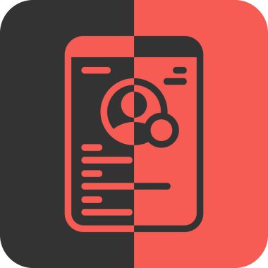 belge yönetimi düz simgesi