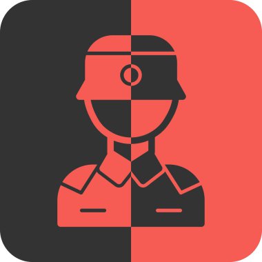 asker vektör ağ simgesi basit illüstrasyon