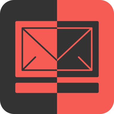 Web e- posta vektörü simgesi