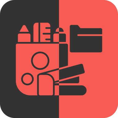 Modern eğitim ikonunun vektör illüstrasyonu