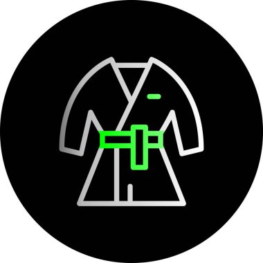 Kişisel kıyafet simgesinin illüstrasyon vektör simgesi