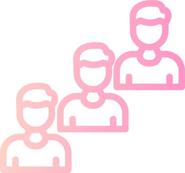 takım lideri grup simgesi ana hat biçiminde