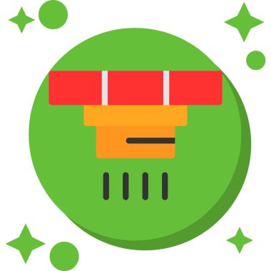 Gaz maskesinin vektör illüstrasyonu