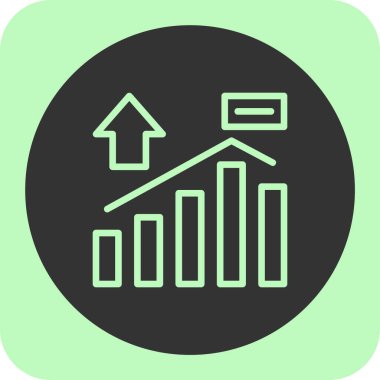 Bar çizelgesi. Web simgesi