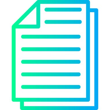 belge simgesi vektör illüstrasyonu