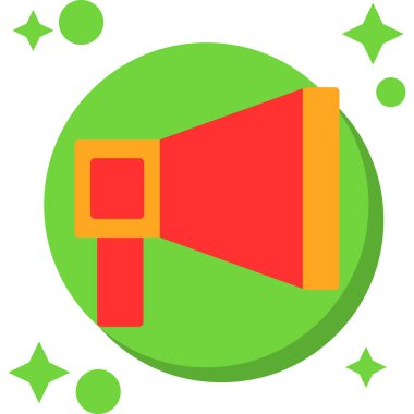 Hoparlör simgesi, modern vektör illüstrasyonu