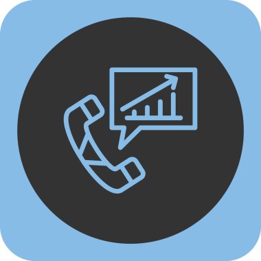 Telefon simgesi. Kabartma biçimi gri ve beyazdır, düz yuvarlak kare düğme, beyaz arkaplan,