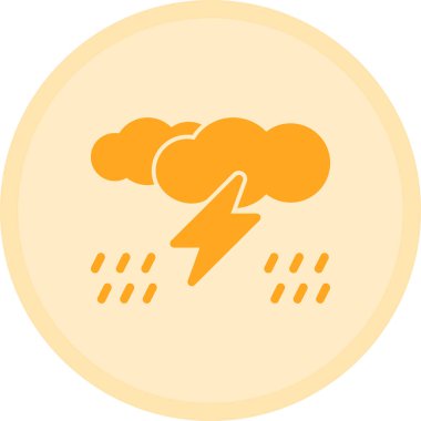 Şimşek simgesi vektör illüstrasyonu