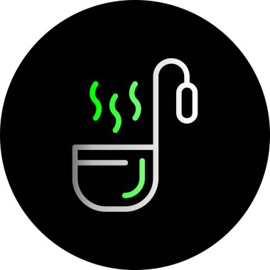 Bir kahve simgesinin vektör çizimi