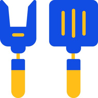 çatal simgesi vektör illüstrasyonu