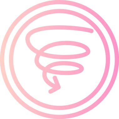 Satır illüstrasyonunun eşsiz vektör simgesi