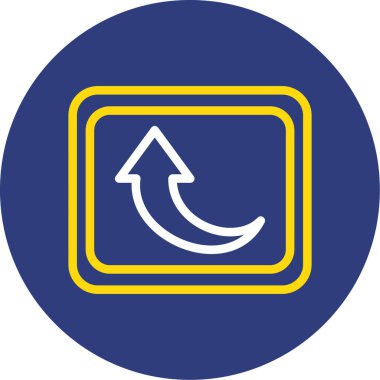 Ok. Web simgesi vektör illüstrasyonu