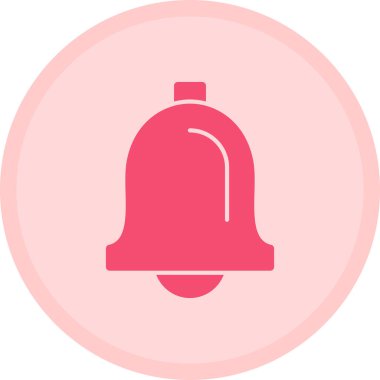 Zil. Web simgesi basit illüstrasyon