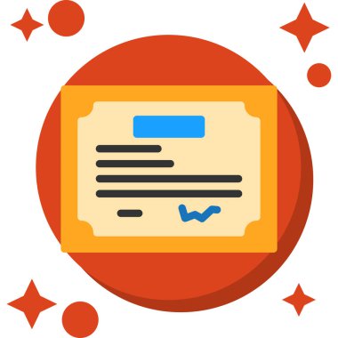 İş sözleşmesi belge simgesi iş yönetimi kategorisinde