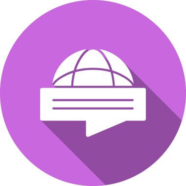 konuşma kabarcığı vektör çizimi