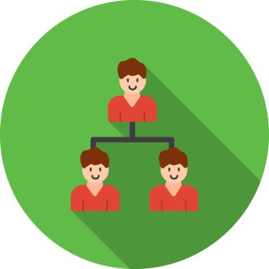 Ekip çalışması simge vektör çizim