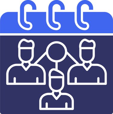 İş adamları grup simgesi iş yönetimi kategorisinde