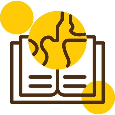 Kitaplar. Web simgesi basit illüstrasyon