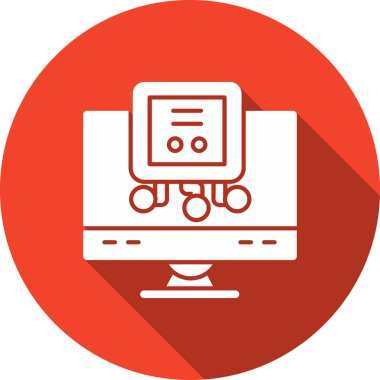 Web simgesi vektör illüstrasyonu