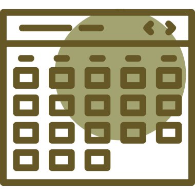 hesap makinesi simgesi, vektör illüstrasyonu