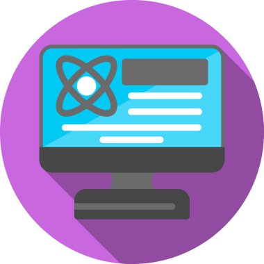 Modern simgenin vektör illüstrasyonu