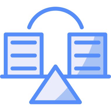 Belge. Web simgesi basit illüstrasyon