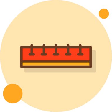 Ahşap simgesi. vektör illüstrasyonu