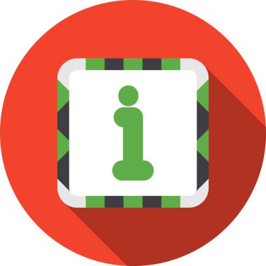 Alarm uyarı simgesi düz biçimli