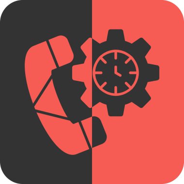 Saat simgesini düz biçiminde ayarla