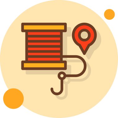 harita pin yönlendirme simgesi doldurulmuş ana hat biçimi