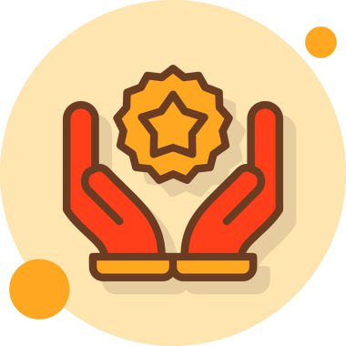 Bir çelengin vektör illüstrasyonu