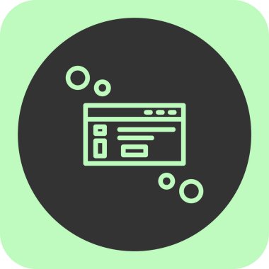 seo modern simgesinin vektör illüstrasyonu