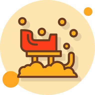 sandalye simgesi çizimi