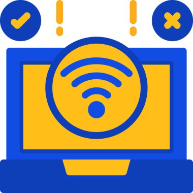 İnternet güvenlik erişim simgesi - taslak biçimi