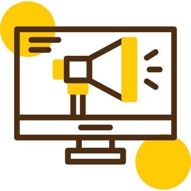 reklam pazarlama tanıtım simgesi